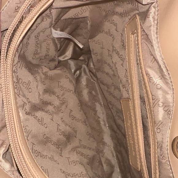 Tignanello Blue and Green Floral Tote - Picture 6 of 8